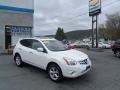 2011 Pearl White Nissan Rogue S AWD  photo #3