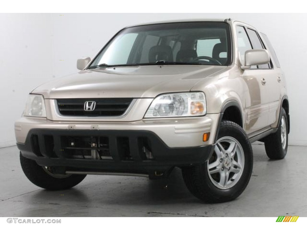 2001 CR-V Special Edition 4WD - Naples Gold Metallic / Black Leather photo #2