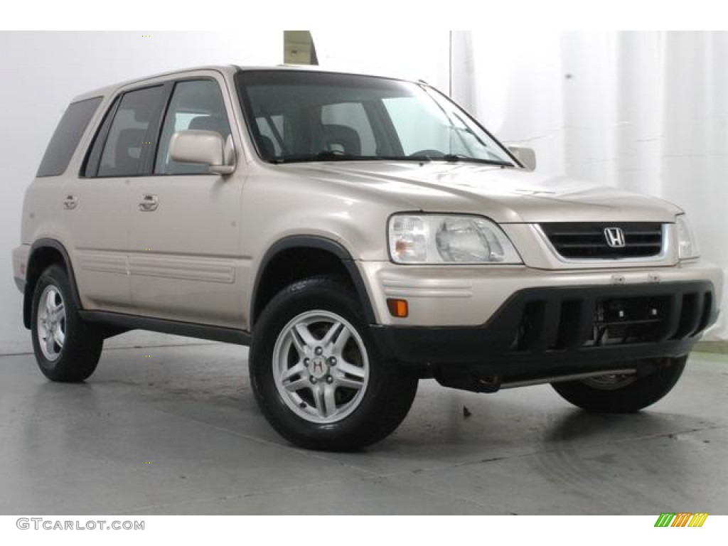 2001 CR-V Special Edition 4WD - Naples Gold Metallic / Black Leather photo #5