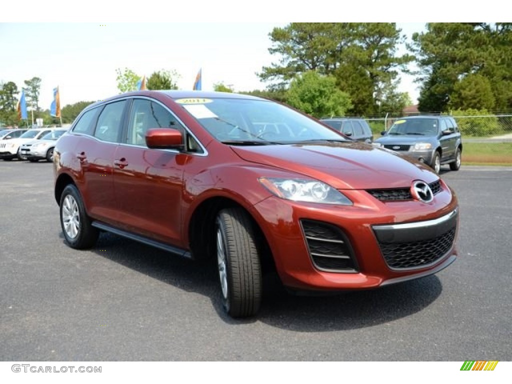 2011 CX-7 i SV - Copper Red / Sand photo #3