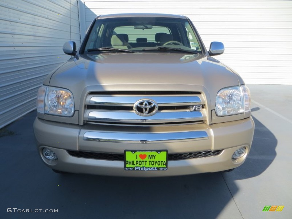 2005 Tundra SR5 Access Cab - Desert Sand Mica / Taupe photo #8