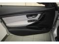 2012 BMW 3 Series Everest Grey/Black Highlight Interior Door Panel Photo