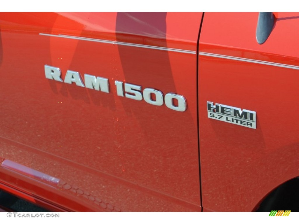 2012 Ram 1500 ST Quad Cab 4x4 - Flame Red / Dark Slate Gray/Medium Graystone photo #7