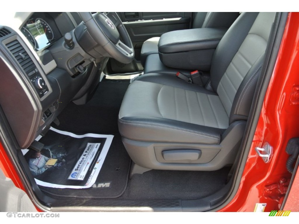 2012 Ram 1500 ST Quad Cab 4x4 - Flame Red / Dark Slate Gray/Medium Graystone photo #9