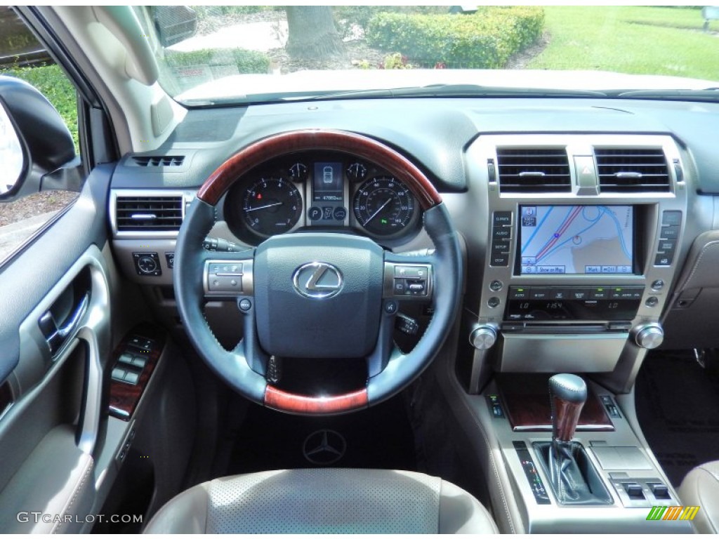 2011 Lexus GX 460 Premium Ecru/Auburn Bubinga Dashboard Photo #83298273
