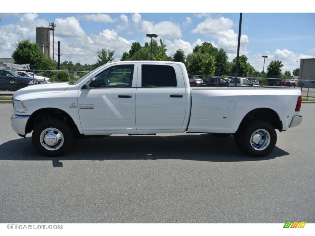 Bright White 2013 Ram 3500 Tradesman Crew Cab 4x4 Dually Exterior Photo #83298804