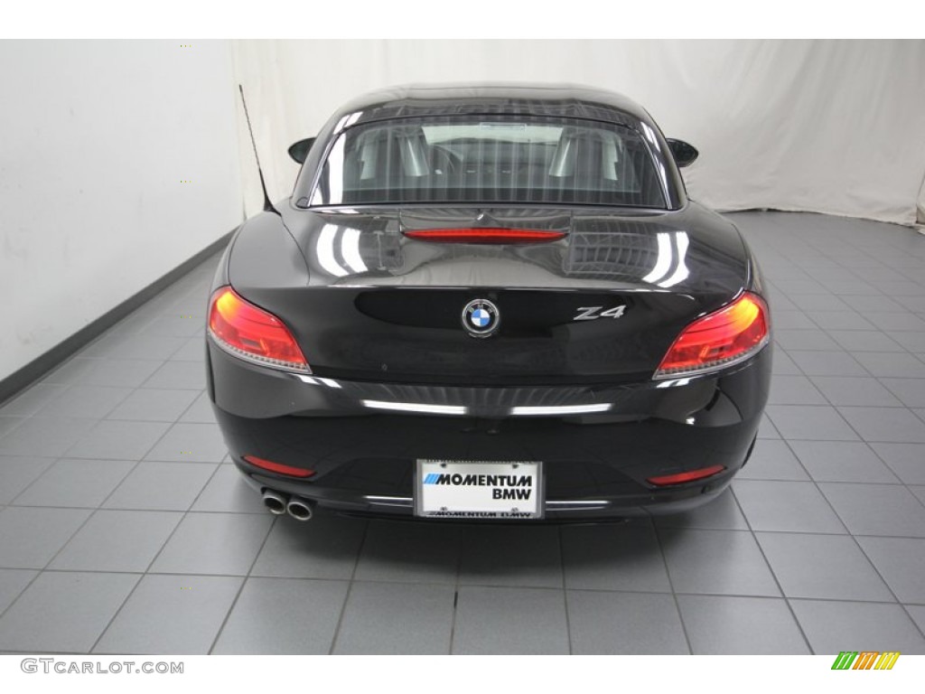 2011 Z4 sDrive30i Roadster - Jet Black / Black photo #12