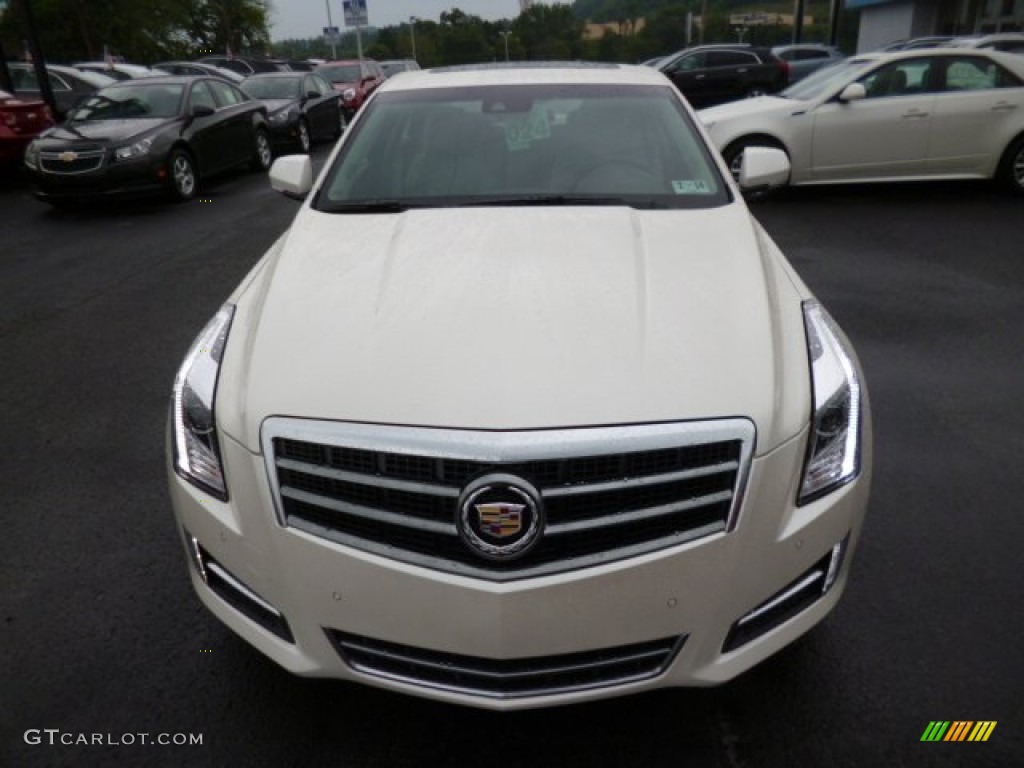 White Diamond Tricoat 2014 Cadillac ATS 3.6L AWD Exterior Photo #83299085