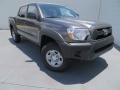 2013 Magnetic Gray Metallic Toyota Tacoma V6 Prerunner Double Cab  photo #2