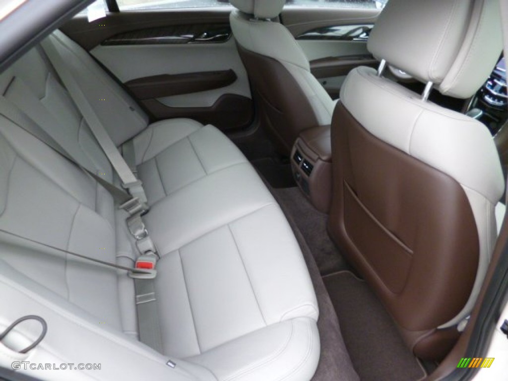 Light Platinum/Brownstone Interior 2014 Cadillac ATS 3.6L AWD Photo #83299251