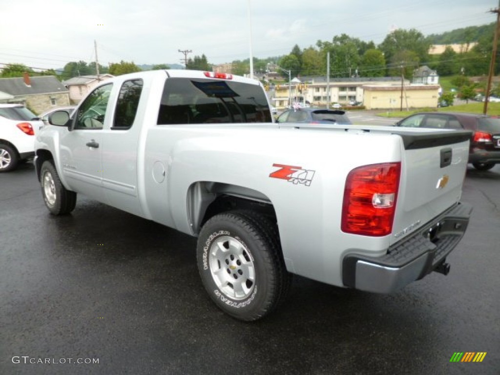 2013 Silverado 1500 LT Extended Cab 4x4 - Silver Ice Metallic / Ebony photo #5