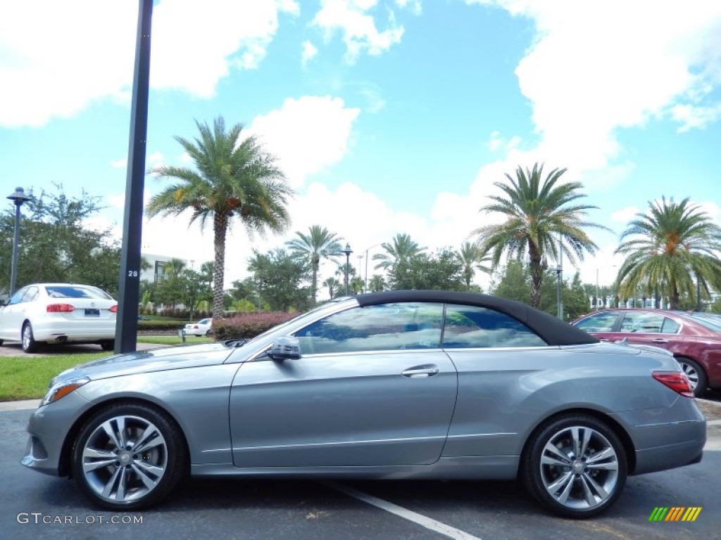 2014 E 350 Cabriolet - Paladium Silver Metallic / Grey/Black photo #2