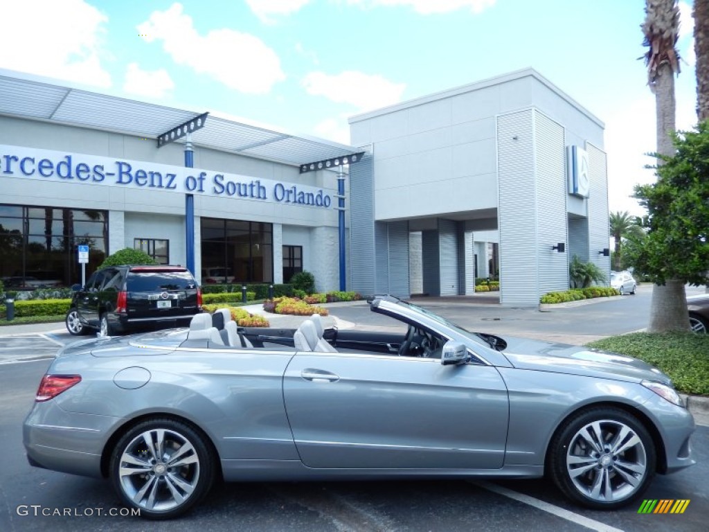 2014 E 350 Cabriolet - Paladium Silver Metallic / Grey/Black photo #4