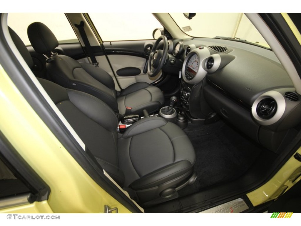 2012 Cooper S Countryman - Bright Yellow / Carbon Black photo #35