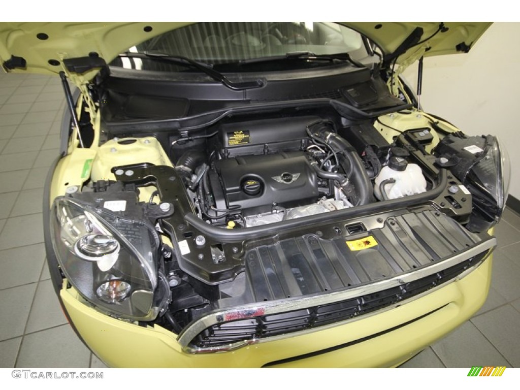 2012 Cooper S Countryman - Bright Yellow / Carbon Black photo #40