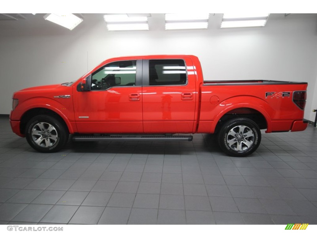 2011 F150 FX2 SuperCrew - Race Red / Black photo #2