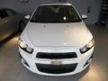 2013 Summit White Chevrolet Sonic LTZ Sedan  photo #2