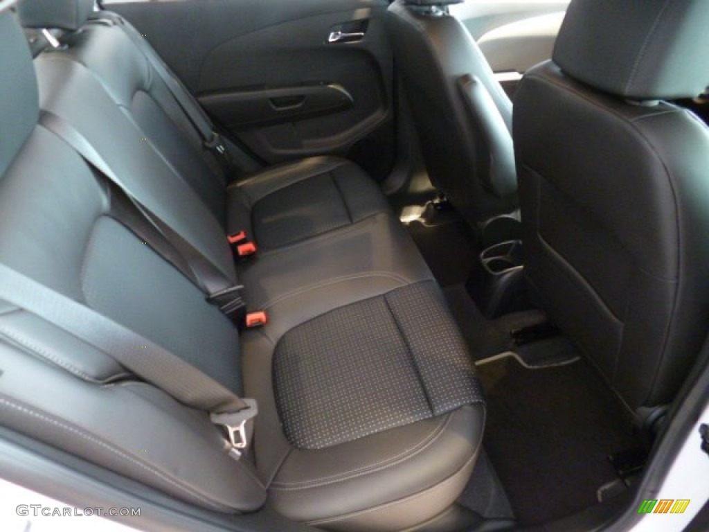 2013 Chevrolet Sonic LTZ Sedan Rear Seat Photo #83300634