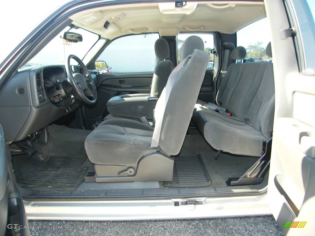 2005 Silverado 1500 LS Extended Cab - Silver Birch Metallic / Dark Charcoal photo #23