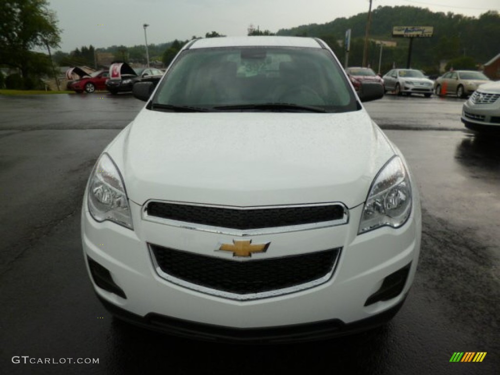 2013 Equinox LS AWD - Summit White / Light Titanium/Jet Black photo #2