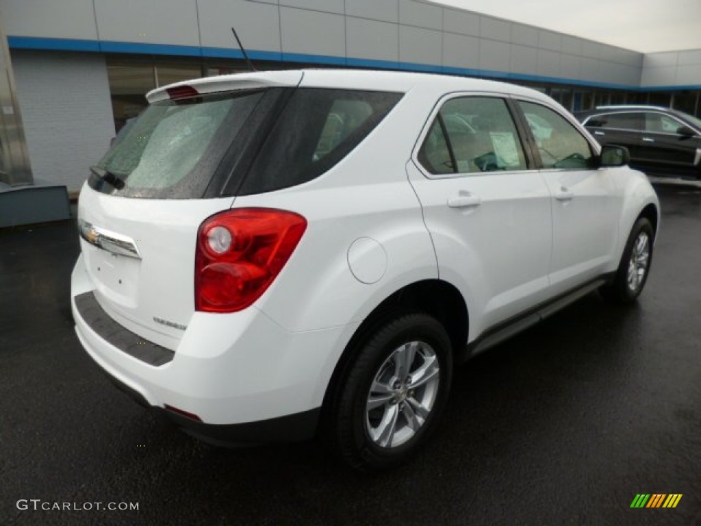 2013 Equinox LS AWD - Summit White / Light Titanium/Jet Black photo #7