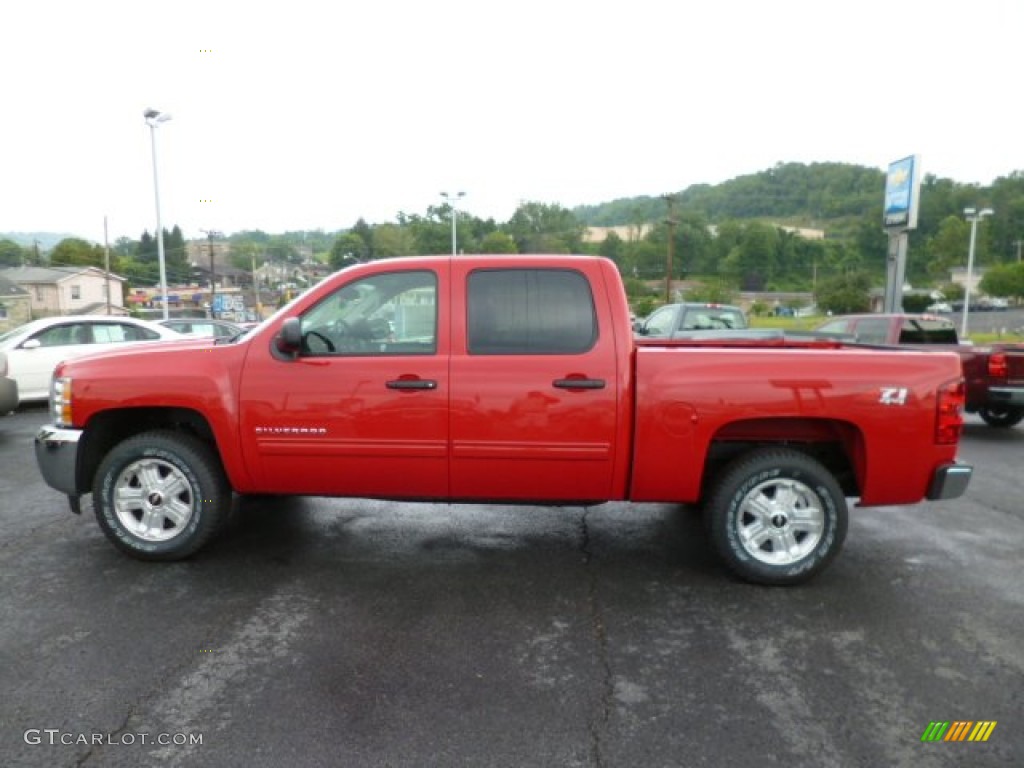 2013 Silverado 1500 LT Crew Cab 4x4 - Victory Red / Ebony photo #4