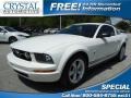 Performance White 2009 Ford Mustang V6 Premium Coupe