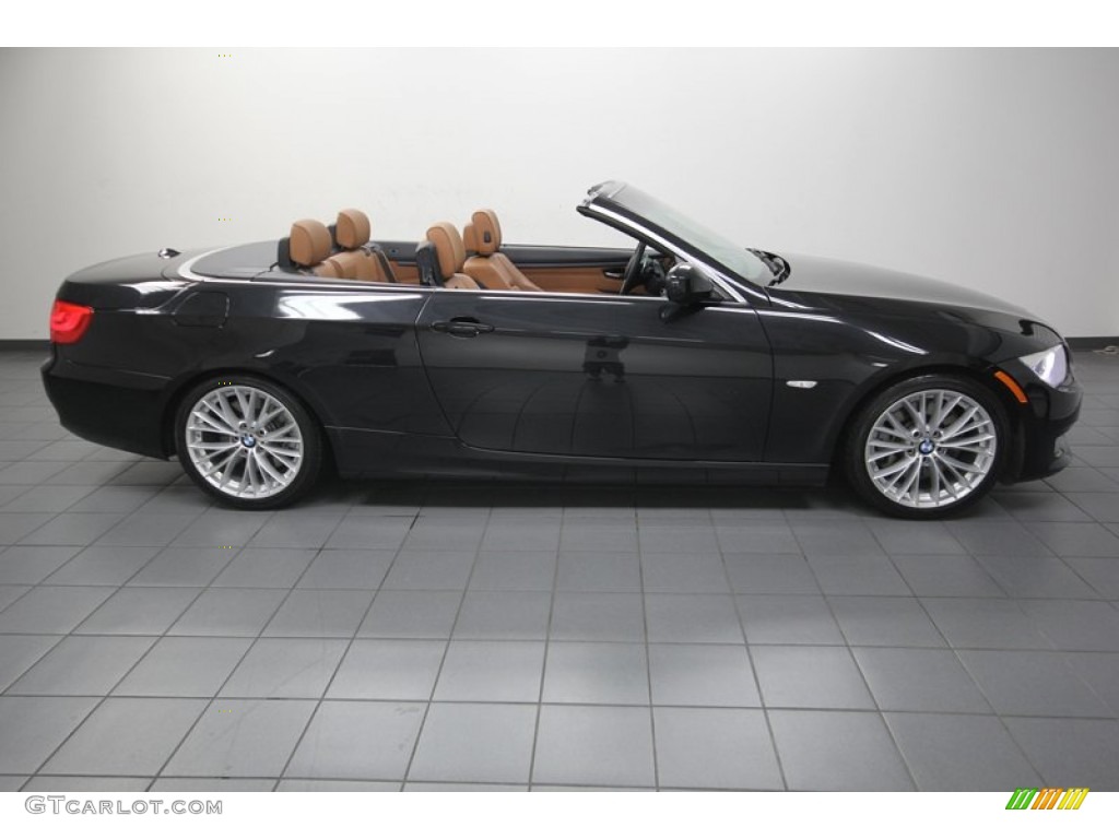 2011 3 Series 335i Convertible - Black Sapphire Metallic / Saddle Brown Dakota Leather photo #7