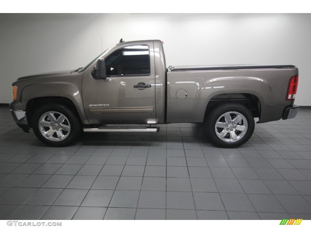 Mocha Steel Metallic 2012 GMC Sierra 1500 SLE Regular Cab Exterior Photo #83307262