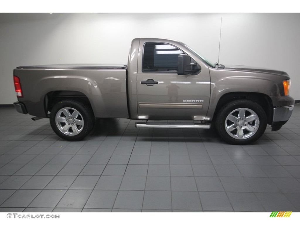 Mocha Steel Metallic 2012 GMC Sierra 1500 SLE Regular Cab Exterior Photo #83307343