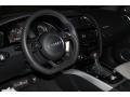 Lunar Silver Fine Nappa Leather/Rock Gray Stitching Dashboard Photo for 2013 Audi RS 5 #83307849