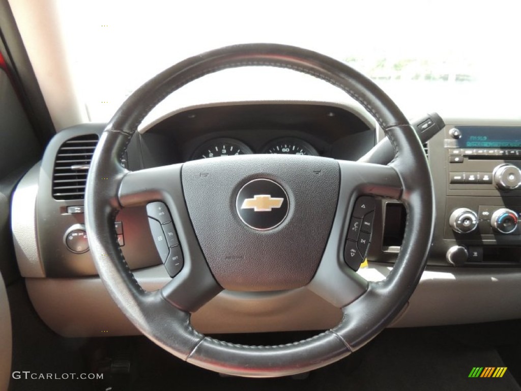 2010 Silverado 1500 LS Crew Cab - Victory Red / Dark Titanium photo #14