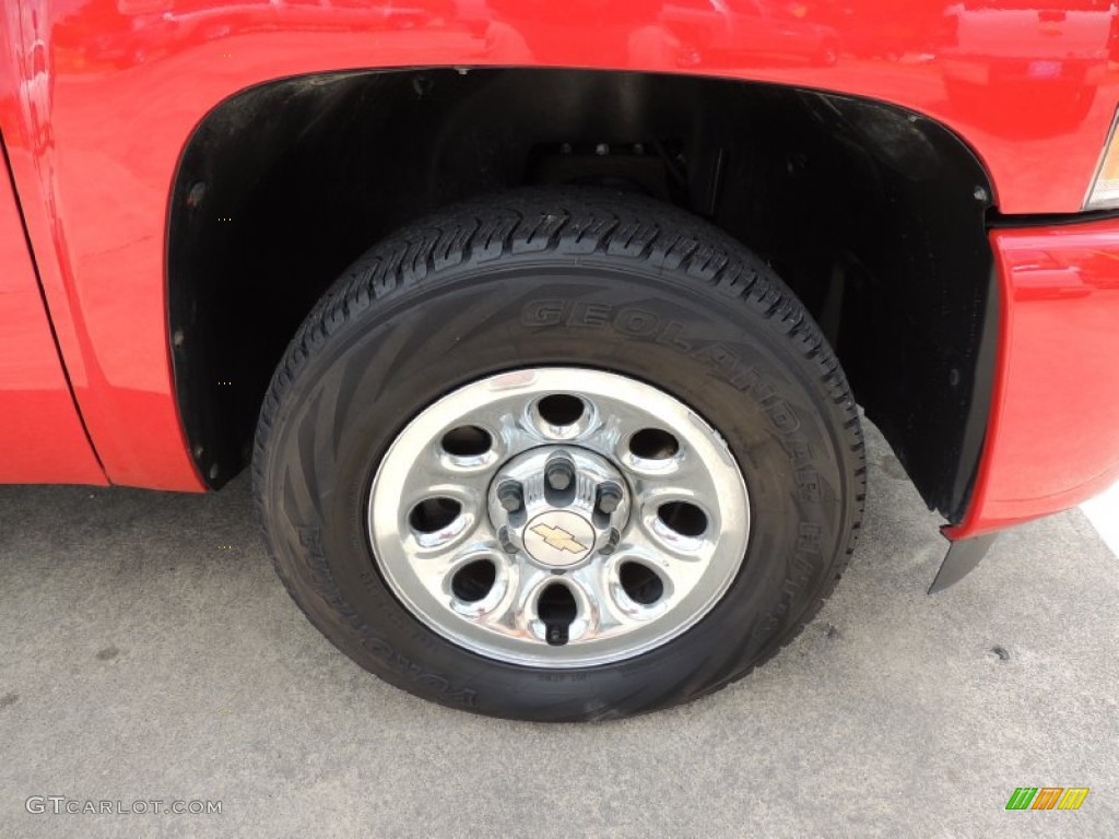 2010 Silverado 1500 LS Crew Cab - Victory Red / Dark Titanium photo #23