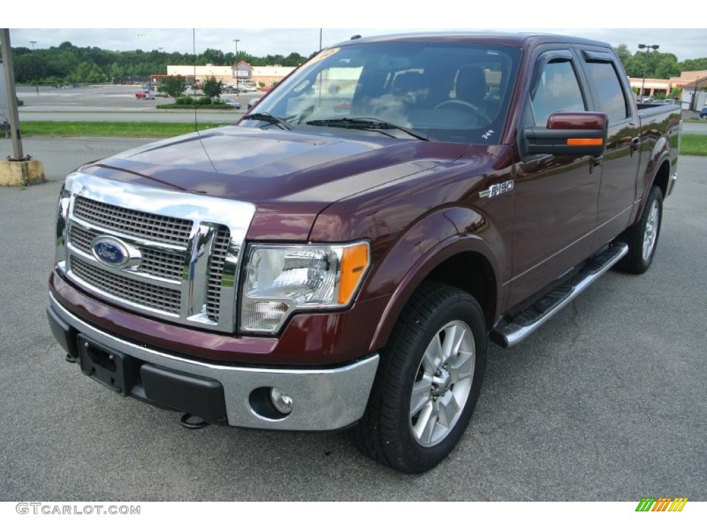 Royal Red Metallic 2010 Ford F150 Lariat SuperCrew 4x4 Exterior Photo #83309309