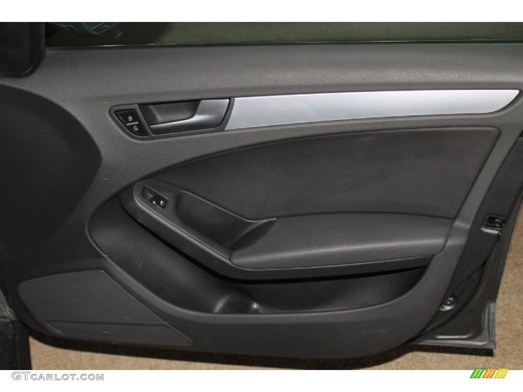 2012 A4 2.0T quattro Sedan - Monsoon Gray Metallic / Black photo #40