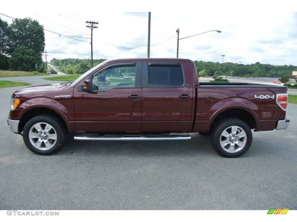 Royal Red Metallic 2010 Ford F150 Lariat SuperCrew 4x4 Exterior Photo #83309337