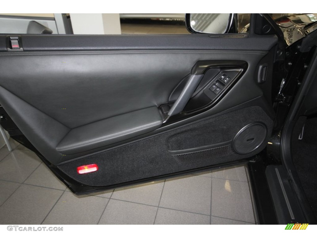 2012 Nissan GT-R Premium Gray Door Panel Photo #83309499