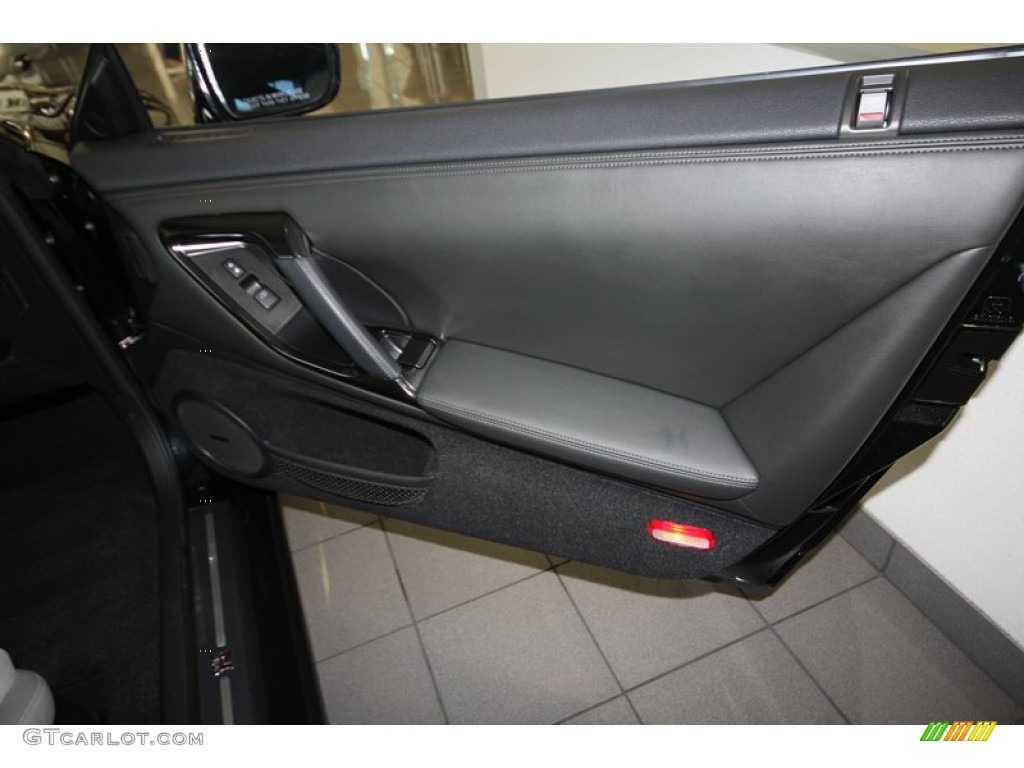 2012 Nissan GT-R Premium Gray Door Panel Photo #83309808