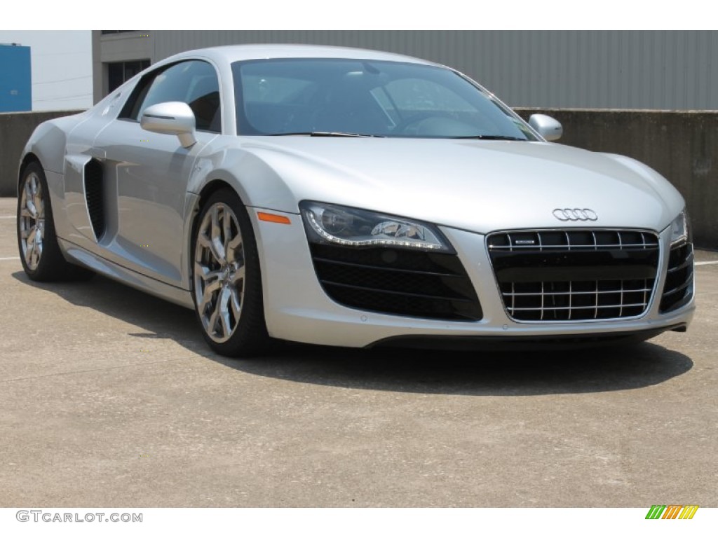Ice Silver Metallic 2011 Audi R8 5.2 FSI quattro Exterior Photo #83309935