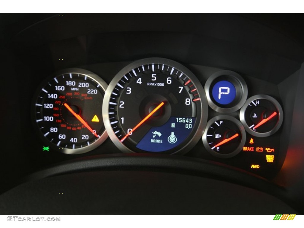 2012 Nissan GT-R Premium Gauges Photo #83309940