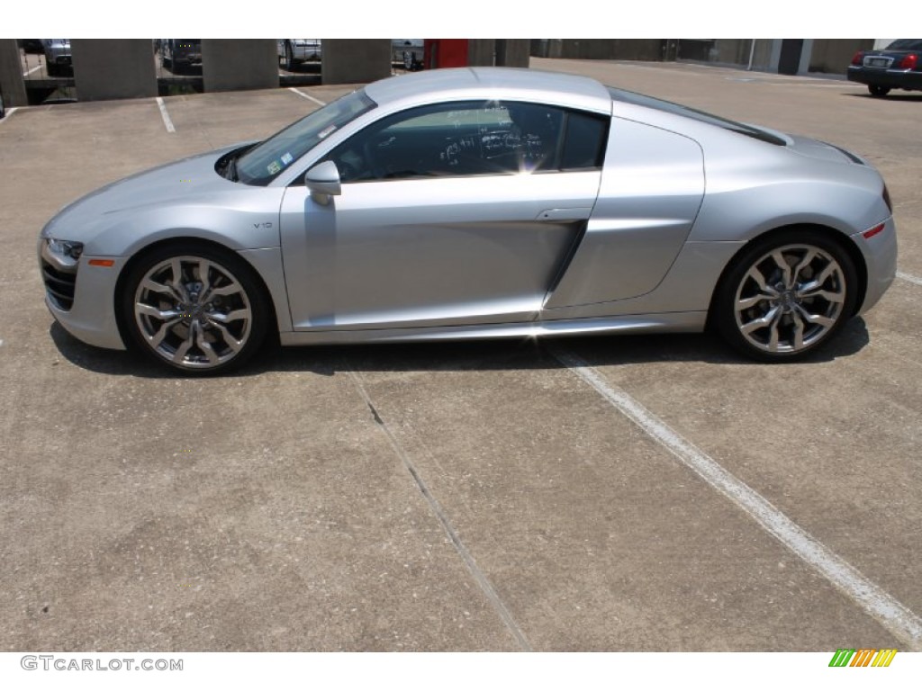 Ice Silver Metallic 2011 Audi R8 5.2 FSI quattro Exterior Photo #83309982