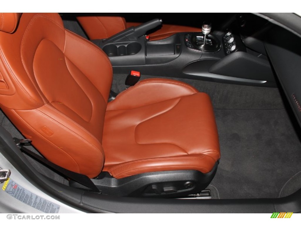 Nougat Brown Nappa Leather Interior 2011 Audi R8 5.2 FSI quattro Photo #83310282