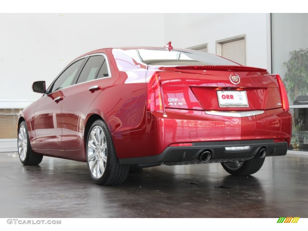 2013 ATS 3.6L Performance - Crystal Red Tintcoat / Morello Red/Jet Black Accents photo #4
