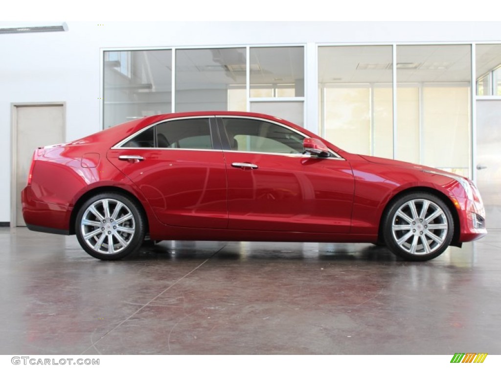2013 ATS 3.6L Performance - Crystal Red Tintcoat / Morello Red/Jet Black Accents photo #7