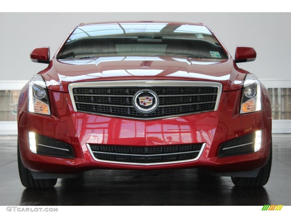 2013 ATS 3.6L Performance - Crystal Red Tintcoat / Morello Red/Jet Black Accents photo #8