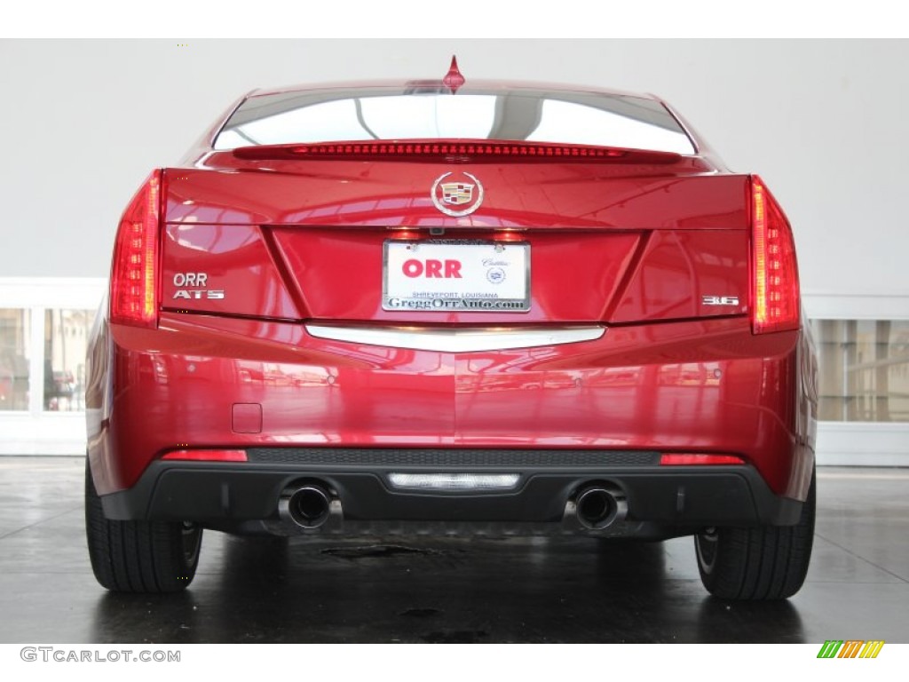 2013 ATS 3.6L Performance - Crystal Red Tintcoat / Morello Red/Jet Black Accents photo #9