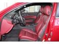 Morello Red/Jet Black Accents Front Seat Photo for 2013 Cadillac ATS #83315583