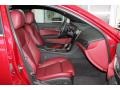 Morello Red/Jet Black Accents Front Seat Photo for 2013 Cadillac ATS #83315589