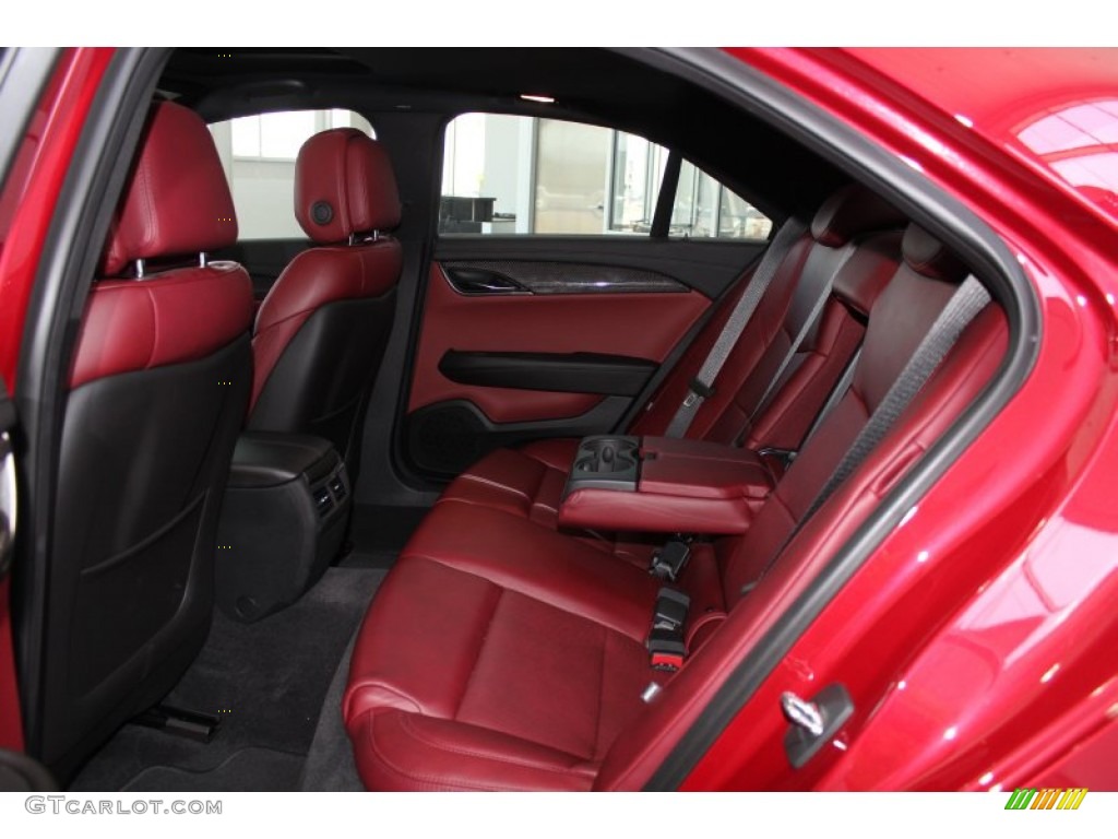 Morello Red Jet Black Accents Interior 2013 Cadillac Ats 3 6
