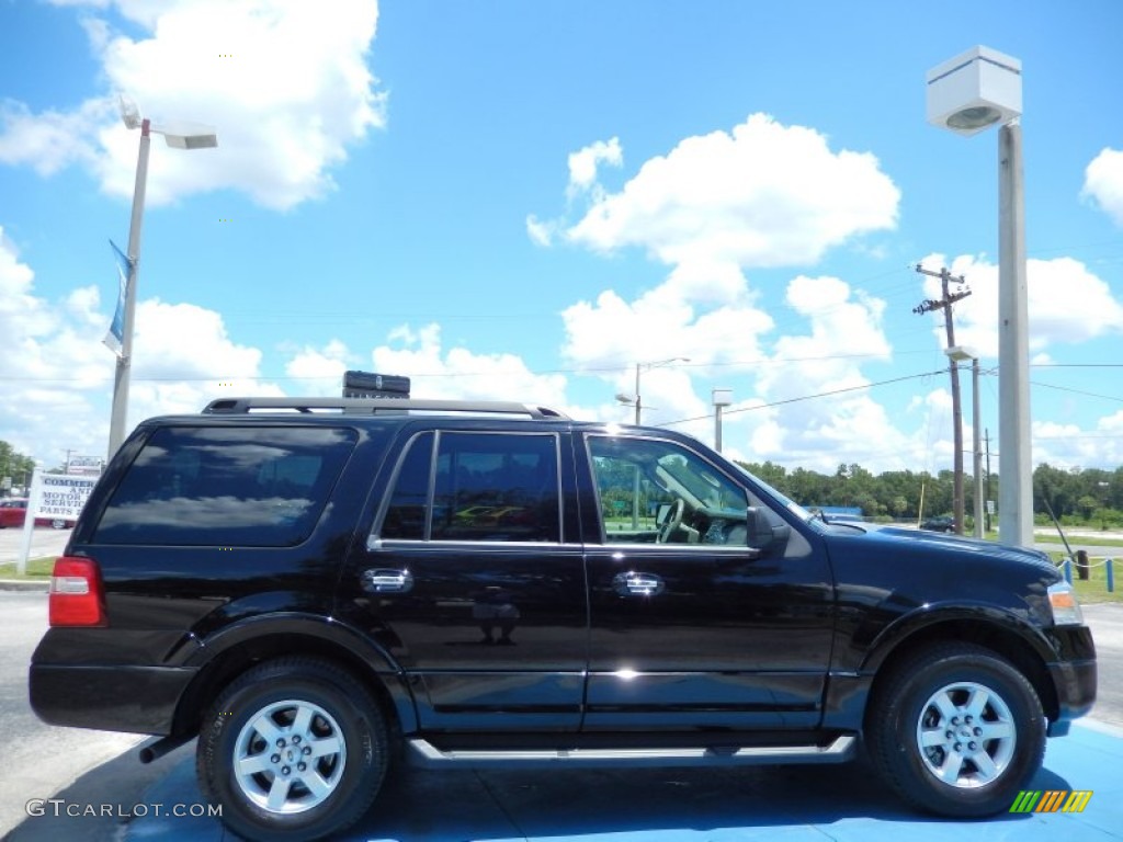 2009 Expedition XLT - Black / Stone photo #6